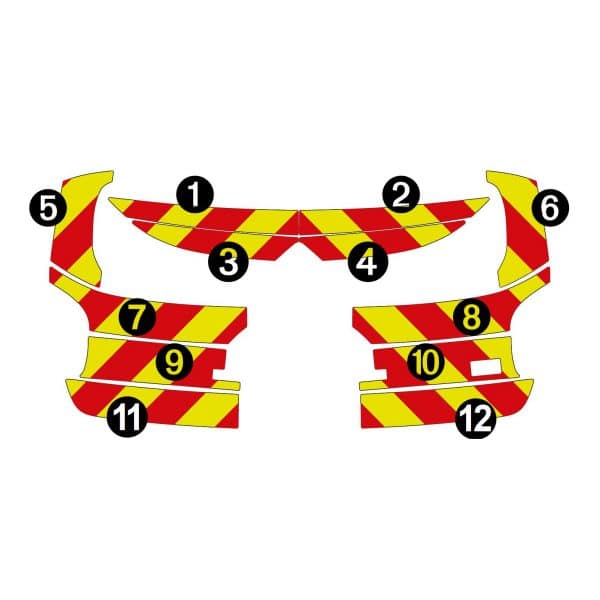 Kit Jaune-Rouge Total - CITROËN C3 Phase 1 et 2 (2017-2023) – Image 2